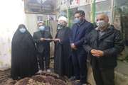 دیدار و ادای احترام مدیر کل دامپزشکی کردستان با خانواده شهدا