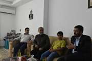 دیدار مدیرکل دامپزشکی کردستان با خانواده شهید محمد حاجی مرادی