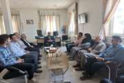 دیدار فرماندار بانه با کارکنان شبکه دامپزشکی