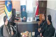 دیدار رئیس شبکه دامپزشکی دهگلان با فرمانده ناحیه مقاومت بسیج این شهرستان