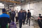 بازدید سرپرست اداره کل دامپزشکی استان کردستان و رئیس سازمان جهاد کشاورزی استان از کشتارگاه مرغ پر سنندج