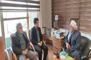 جلسه سرپرست شبکه دامپزشکی سنندج  با عضو مجلس خبرگان رهبری و امام جمعه سنندج