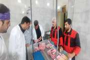 بازدید مسئول دفتر نمایندگی ولی فقیه در دامپزشکی استان و رئیس شبکه دامپزشکی بیجار از کشتارگاه طیور آمین فیروزه