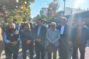 حضور رئیس و پرسنل شبکه دامپزشکی شهرستان مریوان در راهپیمایی 13 آبان