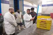 بازدید مسئول دفتر نمایندگی ولی فقیه در دامپزشکی استان کردستان از کشتارگاه طیور زریوار شهرستان مریوان