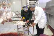 بازدید مسئول دفتر نمایندگی ولی فقیه در اداره کل دامپزشکی استان کردستان از کشتارگاه طیور شهرستان دهگلان