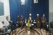 دیدار مدیر جهاد کشاورزی و رئیس شبکه دامپزشکی قروه با امام جمعه شهرستان