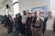 برپایی میزخدمت شبکه دامپزشکی دیواندره در مسجد جامع این شهرستان به مناسبت دهه فجر