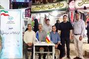  برگزاری میز ارتباطات مردمی اداره‌کل دامپزشکی استان کردستان در میدان آزادی سنندج