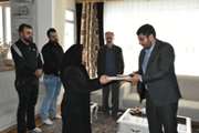 دیدار مدیر کل دامپزشکی کردستان با خانواده مرحوم ولی مروت