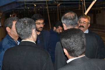 بازدید مدیرکل و کارشناسان دامپزشکی کردستان از مراحل ساخت و بهره برداری شرکت مجتمع ایمان طیور 