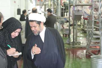بازدیدماموستا خدایی ازکشتارگاه