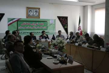 حضوررئیس معانین ومدیران سازمان برنامه وبودجه استان  دراداره کل دامپزشکی کردستان