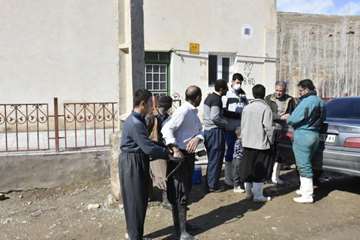 واکسیناسیون تب برفکی در روستاهای شهرستان سقز