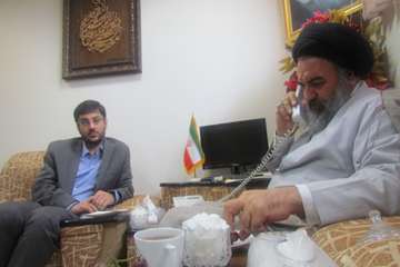 دیدارصمیمانه مدیرکل دامپزشکی کردستان با نماینده مقام معظم رهبری در استان