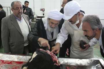 بازدیدماموستا خدایی ازکشتارگاه