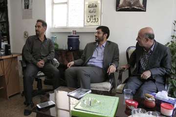 حضور مدیر کل دامپزشکی کردستان در دفتر هفته نامه روژان