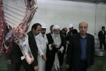 بازدیدماموستا خدایی ازکشتارگاه