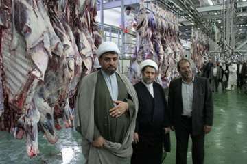 بازدیدماموستا خدایی ازکشتارگاه