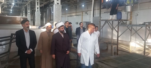 بازدید مسئول دفتر نمایندگی ولی فقیه در دامپزشکی کردستان و سرپرست حوزه نمایندگی ولی فقیه سازمان جهادکشاورزی از کشتارگاه دام سقز