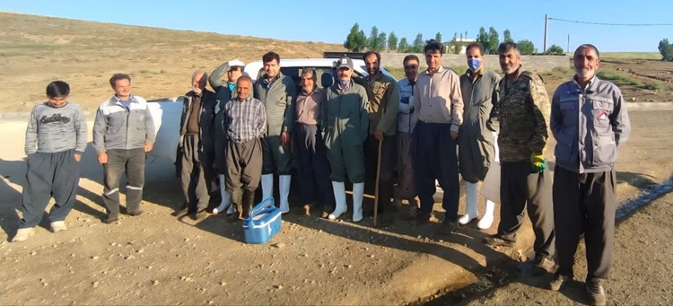 برگزاری اردوی جهادی دامپزشکی در روستای شهرک بیجار با واکسیناسیون بیش از ۴ هزار رأس دام