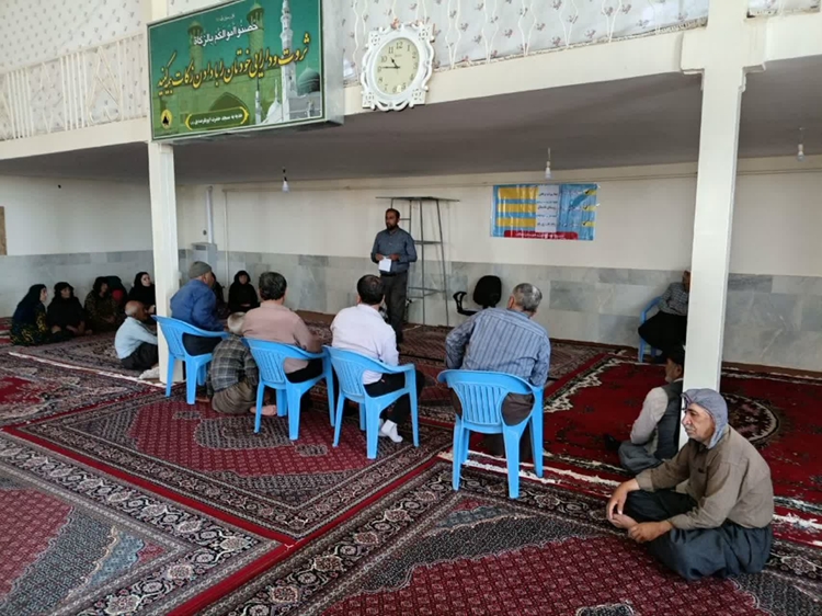 برگزاری کلاس آموزشی ترویجی آشنایی با بیماری تب برفکی برای دامداران روستای باشماق شهرستان دهگلان